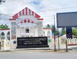 Gedung Perpustakaan baru di Kelurahan Kotabangon, Kecamatan Kotamobagu Timur, Kota Kotamobagu.